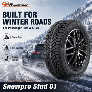 Neumáticos Radiales de Invierno POWERTRAC SNOWPRO - 155/70R13-185/55R15 Ancho 13-15" Tamaños de Rin <span class=keywords><strong>para</strong></span> Reemplazo/Reparación - Product Image 2