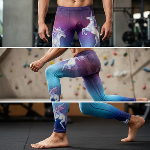 Customized Brand Name Printed Compression New Design Quick Dry Breathable Leggings Comfortable High Performance Skinny Pants - Product Image 4