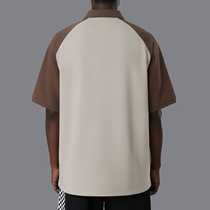เสื้อเชิ้ตผู้ชายผ้าฝ้ายแท้ 100% ระบายอากาศได้ดี ทรงหลวม สไตล์ฮิปฮอป สตรีทแวร์ ปักโลโก้ตามสั่ง พิมพ์ลายได้ตามต้องการ ขายดี - Product Image 6