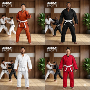 Kimono de Jiu-Jitsu BJJ en Gros d'Usine, Uniforme d'Arts Martiaux 450GSM en Tissu Doré Lourd, Personnalisable avec Logo - Product Image 4