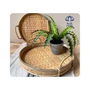 Plateau en bambou le plus vendu, finition hygiénique, construction durable, idéal pour servir des repas et présenter des articles, améliore l'apparence et l'efficacité - Product Image 1