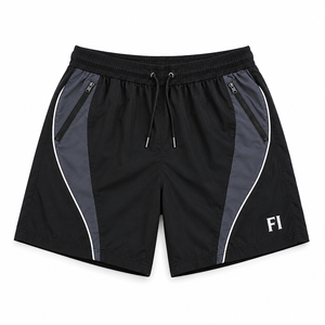 Survêtement de jogging en nylon réfléchissant personnalisé avec logo OEM, coupe-vent pour homme, ensembles en nylon avec bandes blanches, vestes pour homme - Product Image 3