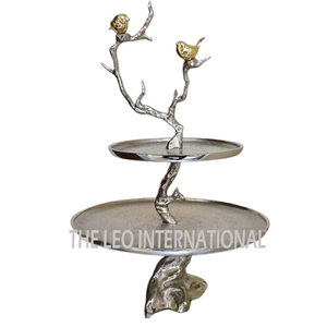 Multi-functional Leafy Design <b>Cake</b> <b>Stand</b> Luxury Hotel Tabletop Fruits <b>Cake</b> Serve <b>Stand</b> Decor <b>Cake</b> Tool Sustainable Quality - Product Image 4