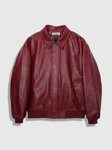 Vestes d'hiver en cuir avec logo frontal, faible MOQ, prix de gros, vestes en cuir pour la vente en ligne - Product Image 3