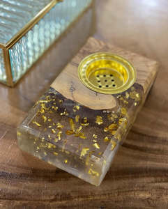 Soporte de incienso de madera epoxi de resina personalizado para quemar Oud tradicional y Decoración elegante del hogar - Product Image 4