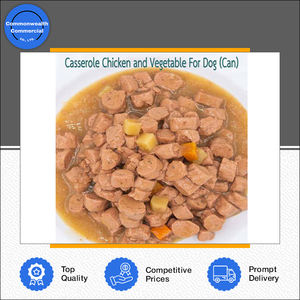 Proveedor Mayorista de Alimentos Húmedos Enlatados para Mascotas, de Pollo y Vegetales en Salsa, de Calidad Comprobada, Apto para Perros, de Tailandia - Product Image 3