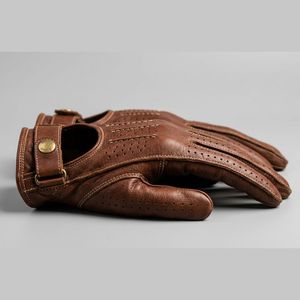 Men's Fashion Real Leather Driving Gloves-Soft Breathable Outdoor Four Seasons Safety Gloves - Product Image 3