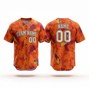 Camiseta de Béisbol Personalizada Premium, Transpirable, de Secado Rápido, 100% Poliéster, Sublimada, con Cuello en V, Unisex, Nombre del Equipo - Product Image 5