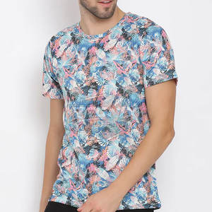 Camiseta de sublimación 100% algodón con logo personalizado impreso, diseño único, corte holgado, camiseta de sublimación de verano para hombre - Product Image 2