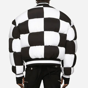 Chaqueta Bomber de Cuero Cruzada para Hombre Econex Sports 2025, Estilo Coreano, Moda de Invierno, Corte Ajustado, Estilo Urbano - Product Image 4