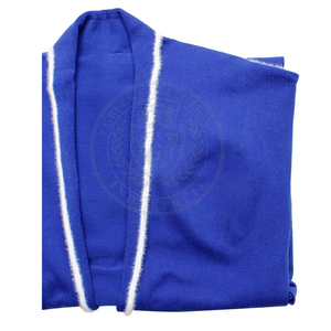 Cardigan en tricot bleu Zeta pour femme, pull à manches longues avec broderie lettre grecque ZPB, en molleton de coton, col en V, tenue universitaire - Product Image 4