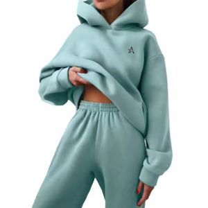 Conjunto Deportivo Informal de 2 Piezas para Mujer, Marca OEM, Corte Regular, Felpa, Secado Rápido, Transpirable - Product Image 3