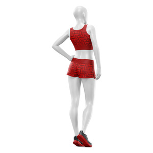 Ensemble de yoga et fitness pour femmes en gros – Soutien-gorge de sport respirant et short taille haute – Écologique, anti-humidité – Fournisseur OEM ODM - Product Image 3
