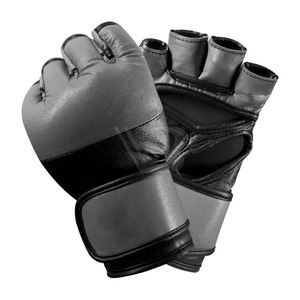 Guantes de entrenamiento MMA de medio dedo hechos en Pakistán, guantes de boxeo con diseño de logotipo personalizado, guantes de MMA de cuero PU - Product Image 3