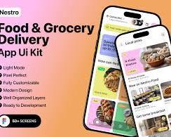 แอปส่งของชำสำหรับการช้อปปิ้งออนไลน์ ร้านค้า คนขับรถ คำสั่งซื้อ สินค้าคงคลัง และการติดตามการจัดส่งแบบเรียลไทม์ - Product Image 2
