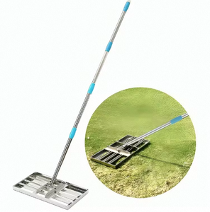 Rastrillo nivelador de césped de alta calidad con revestimiento de zinc premium, barra de fijación rápida y mango personalizable en grandes cantidades. - Product Image 6