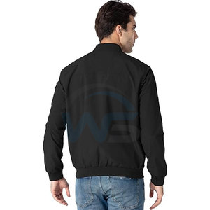 Chaqueta Bomber de Moda con Cuello Alto y Logotipo Frontal, Material de Forro Polar Transpirable, Ideal para el Uso Diario - Product Image 2