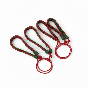 Nuevos Lanyards Profesionales de Alta Calidad en Rojo y Verde, de Viscosa y Mylar, con Personalización de Marca y la Mejor Relación Calidad-Precio - Product Image 2