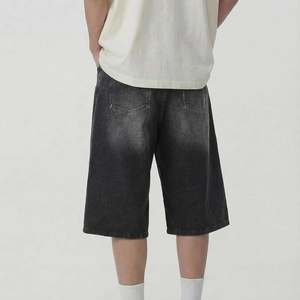 Shorts en jean respirants personnalisés pour hommes, taille mi-haute, imperméables, coupe-vent, haute qualité, logo personnalisé accepté, été - Product Image 2