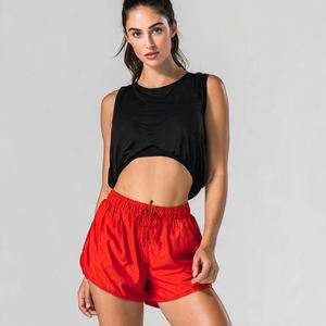 Shorts Deportivos para Mujer con Cintura Ajustable, Bolsillos, para Correr, Yoga y Fitness, en Tela de Poliéster con Memoria, Impermeables - Product Image 6