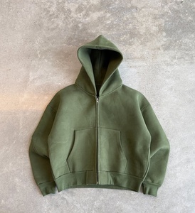 Conjunto de Sudadera con Capucha y Pantalones Deportivos de Invierno para Hombre, 100% Algodón, Opciones de Diseño de Impresión Personalizada, Transpirable, Color Sólido, 2 en 1 - Product Image 4