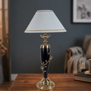 Modern Luxury Floor <b>Lamp</b> with White Fabric Shade Durable Lightweight <b>Portable</b> Standing <b>Lamp</b> for Home Office Hotel Decor - Product Image 5