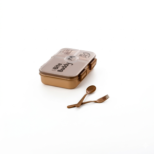 Lonchera Bento de Gran Capacidad para Adultos, 3 Compartimentos con Utensilios, Apta para Microondas, Hermética, de Grado Alimenticio, Contenedor para Preparación de Comidas para Oficina y Gimnasio - Product Image 1