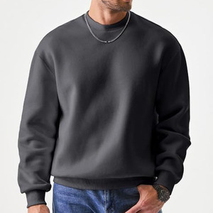 <b>Mens</b> Sweatshirts Fashionable Long Sleeve Crewneck <b>Pullover</b> Tops Casual High Street Style <b>Men</b> Clothing Line - Product Image 4