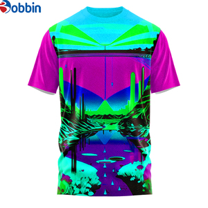 Camisetas Personalizadas con Logotipo Sublimado, Fabricante de Camisetas con Impresión Sublimada Completa, Impresión 3D en Spandex/Poliéster de Manga Corta - Product Image 3
