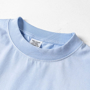 T-shirt délavé OEM le plus vendu, 100 % coton, logo personnalisé, haute qualité, respirant - Product Image 5