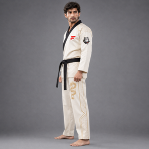 Combinaison de taekwondo légère à double V offrant un confort, une agilité et des performances durables pendant l'entraînement - Product Image 5
