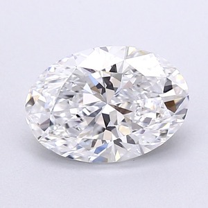 Diamant ovale de 1,39 carat, qualité VVS2, pierre créée en laboratoire HPHT, polissage excellent, pour bijoux de mariage de luxe sur mesure haut de gamme. - Product Image 1