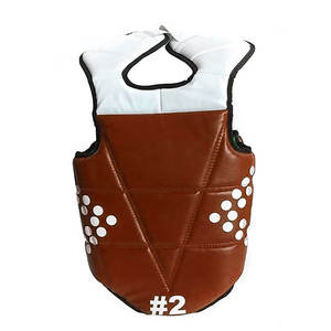 Taekwondo <b>Mouth</b> <b>Guard</b> PU Leather Reversible Padded Protective Gear High Quality Custom <b>Sports</b> <b>Guard</b> - Product Image 3