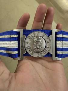 เข็มขัดหนังสีขาวสำหรับวงโยธวาทิต เข็มขัดพีวีซีพร้อมหัวเข็มขัดสำหรับวงฟลุต เข็มขัดหนังแท้ รับผลิตตามแบบ OEM พร้อมสกรีนโลโก้ - Product Image 5