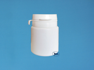 ขวดพลาสติก HDPE ทรงกระบอกก้นแบน น้ำหนักเบา ทนทาน ใช้งานง่าย สำหรับบรรจุยา สารเคมี ของเหลว เม็ดยา ฐานสีพลาสติก - Product Image 3