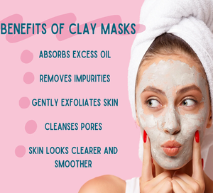 Masque facial nettoyant en profondeur à l'argile naturelle pour l'élimination de l'acné, le contrôle du sébum et le resserrement des pores, marque privée, soin détoxifiant pour la peau, vente en gros - Product Image 2