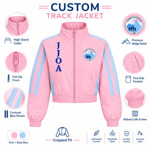เสื้อแจ็คเก็ตวินด์เบรกเกอร์ปักลายสำหรับชมรมนักเรียนหญิงกรีก Jack And Jill Of America Inc. ขายส่ง พร้อมเครื่องประดับกรีก - Product Image 6