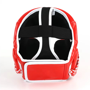 Nouveau protège-tête de boxe unisexe en cuir PU personnalisable, ouvert, pour sparring, confortable, très vendu - Product Image 3