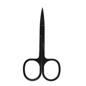 Tijeras para Cejas Curvas de Acero Inoxidable, Negras y Afiladas, Envío Rápido, Accesorio de Belleza, Opción Más Económica - Product Image 1