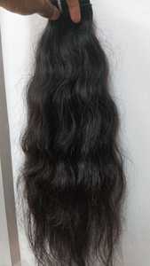 Wholesale High Quality Indian Raw Body Wave Double Weft Italian Wave Straight Wavy Curly Temple Hair Extensions Human Hair - Product Image 2