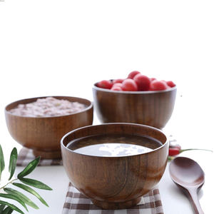 Tazón de Madera de Gran Capacidad con Diseño de Vetas Naturales para Fiestas, Exhibición en Buffet y Experiencias Culinarias Familiares - Product Image 3