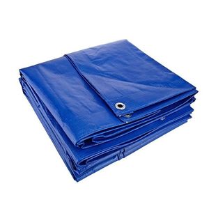 Lona de Polietileno Azul de Fábrica, Ecológica, Tejida, Impermeable, Resistente al Viento y a los Rayos UV, de Alta Resistencia, Densidad 700D-1500D, para Uso en Exteriores - Product Image 2