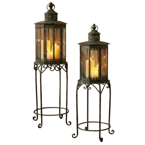Wholesale Stainless Steel Hanging <b>Lantern</b> Candle Holder Modern <b>Silver</b> Metal Decorative <b>Lantern</b> For Indoor Outdoor Home Wedding - Product Image 3