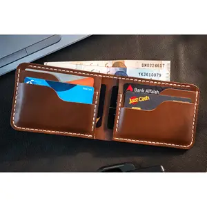 Premium Hand Crafted Leather Wallet For Men Women Vegetable Tanned Leather High Quality Traditional Wallet For Gents Ladies