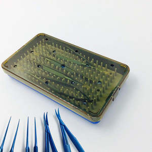 ชุดอุปกรณ์สแตนเลสแบบแมนนวล 4 ชิ้น สำหรับผสมแว็กซ์ พร้อมด้ามจับตามหลักสรีรศาสตร์ ถาดวางแบบแบน สำหรับงานผ่าตัดจุลศัลยกรรมรอบดวงตา ได้รับการรับรองมาตรฐาน CE - Product Image 4