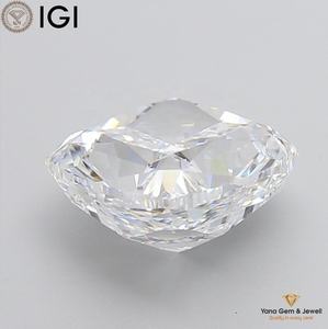 ใบรับรอง IGI เพชร CVD ที่เพาะเลี้ยงในห้องปฏิบัติการ สี D ความสะอาด VVS2 รูปทรงสี่เหลี่ยมคุชชั่น น้ำหนัก 4.01 กะรัต สำหรับแหวนงานเลี้ยงแบบสั่งทำพิเศษ - Product Image 5