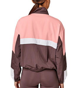 Dernière conception – Survêtement coupe-vent personnalisé en nylon avec fermeture éclair – Veste respirante pour femme, idéale pour l'été et le streetwear - Product Image 3