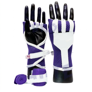 Envolturas de Boxeo de Diseño Personalizado de Fábrica, Servicio OEM con Logotipo Personalizado, Tamaño para Entrenamiento de Boxeo y Artes Marciales - Product Image 1