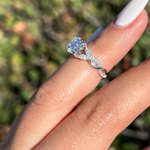 2.15Carat Lab-Grown Pear Cut Diamond IGI Certified Gold Invisible Setting Classic Engagement & Wedding <b>Ring</b> for Parties - Product Image 5