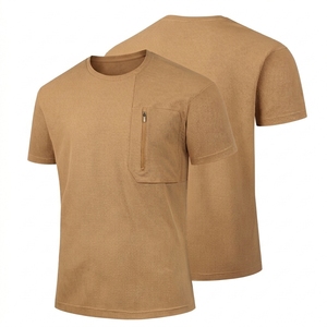 Camiseta de Manga Corta Casual para Hombre, de Secado Rápido, 260g, Corte Holgado, 100% Algodón de Alta Calidad, Camisetas Lisas para Hombre, Peso Pesado - Product Image 3
